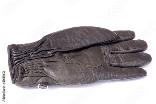 Single heavy leather glove