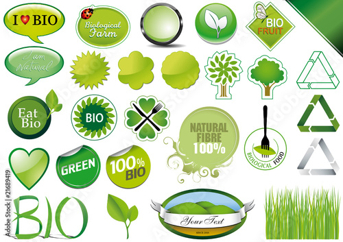 Collezione 27 icone BIO