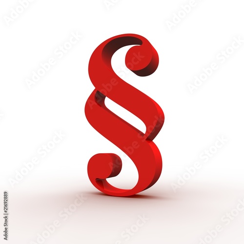 Obraz na płótnie law in red