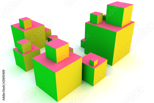 cubi colorati