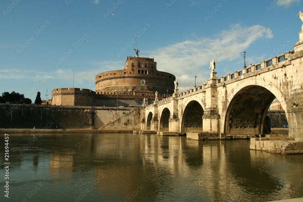 Castel Sant'Angelo e il Tevere