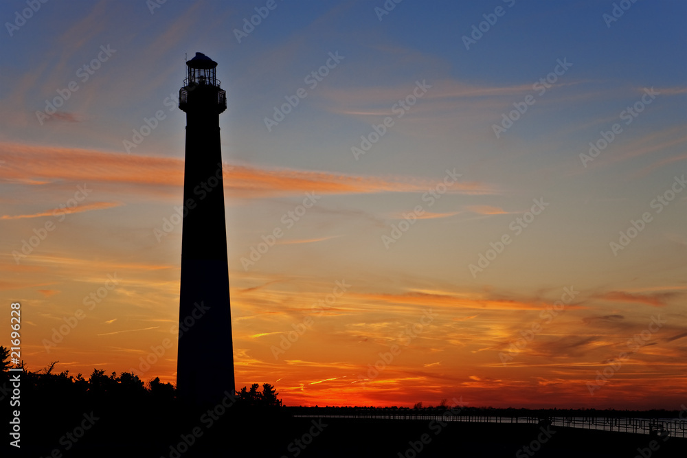 Barnegat Lighthouse at Sunset Barnegat Lighthouse at Sunset