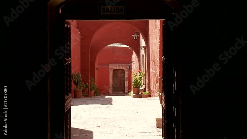 Gasse, Kloster Santa Catalina, Arequipa, Peru photo