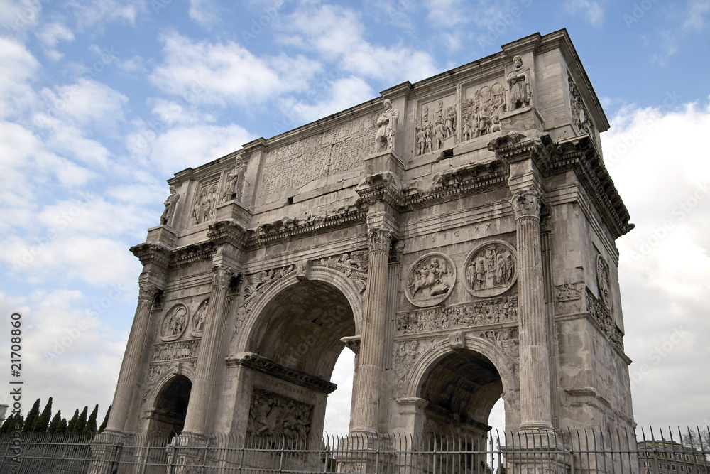 Arco Di Costantino in Rome, Arch of Constantine