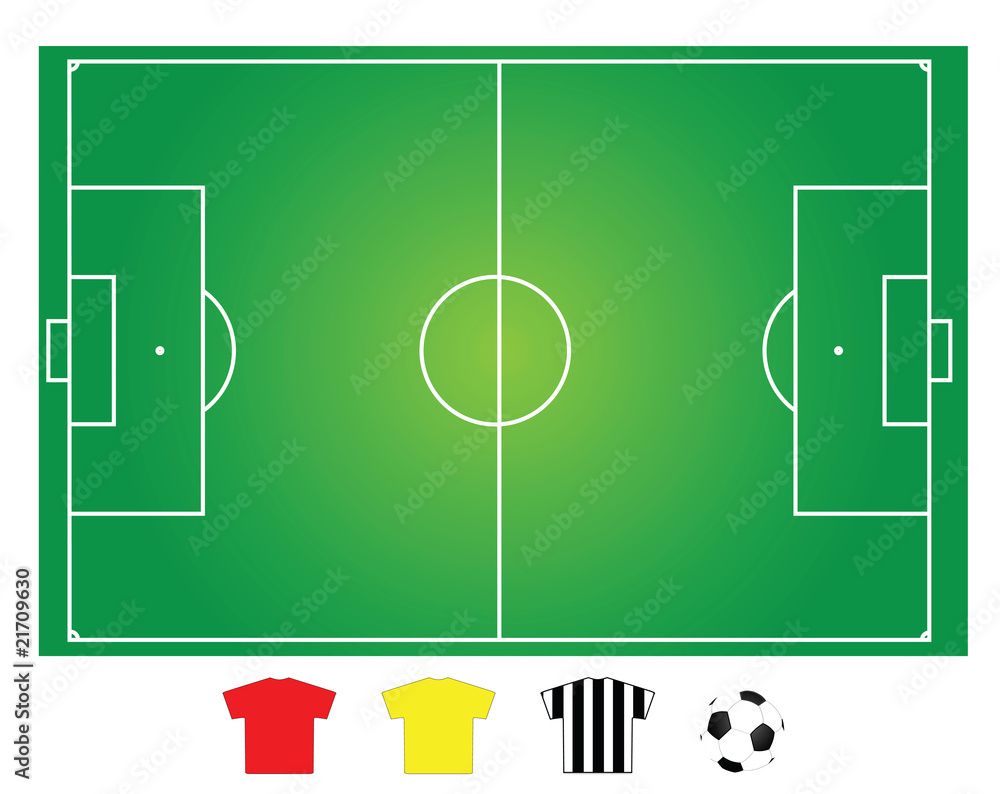 Fototapeta premium soccer, football field layout