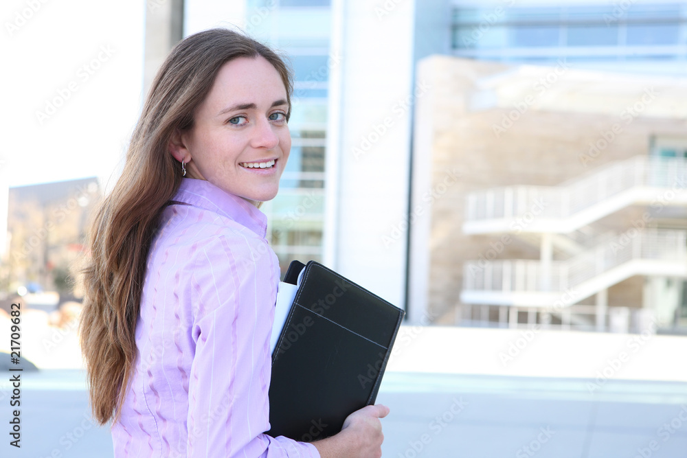 Business Woman at Office Business Woman at Office