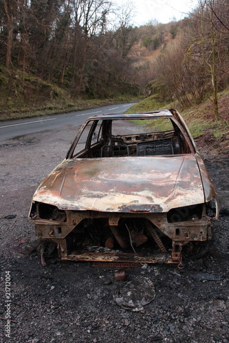 Car wreck - burnt out © TA Craft Photography