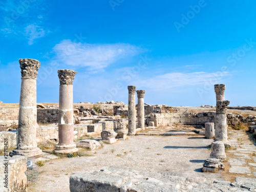 Roman citadel in Amman, Jordan