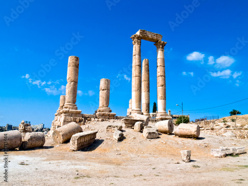 Temple of Hercules in Amman Citadel