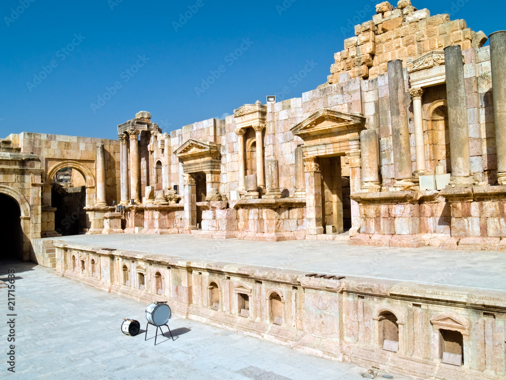 Roman theatre in Jerash, Jordan