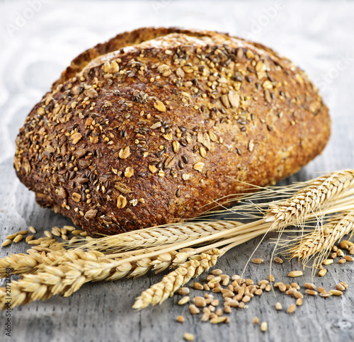 Fotografie Loaf of multigrain bread