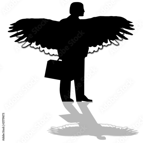 man with wings