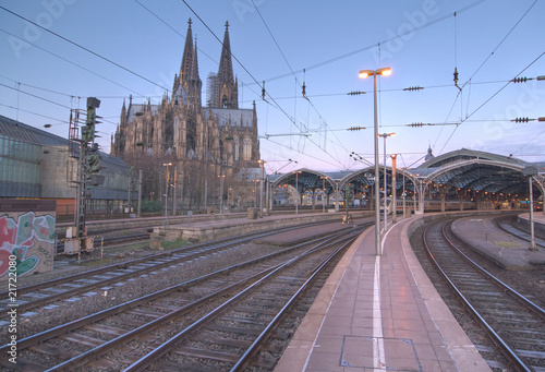 Hauptbahnhof Köln, Kölner Dom, Bahngleis