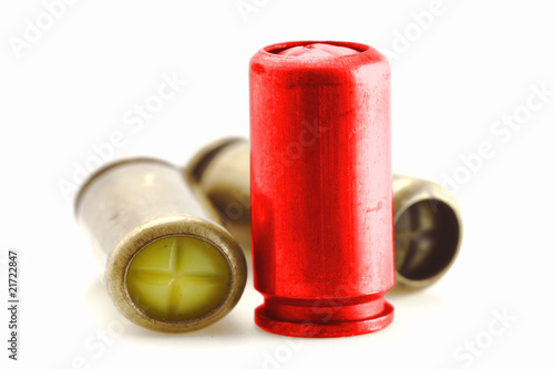 bullets on the white background