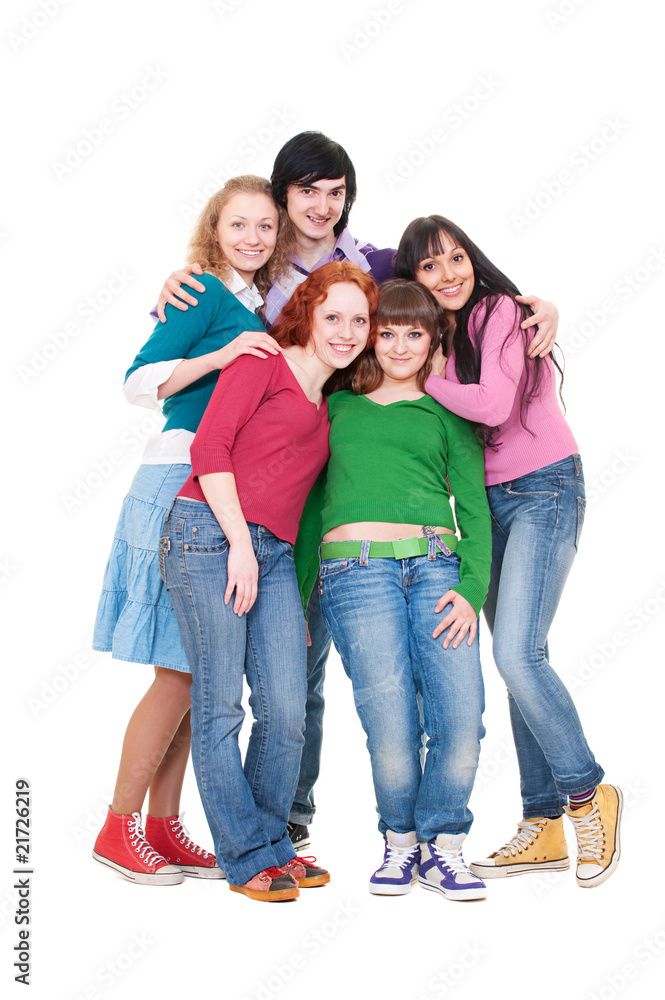 happy and bright five friends happy and bright five friends