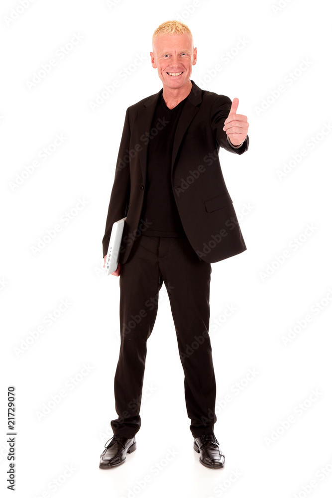 Successful Businessman laptop Successful Businessman laptop