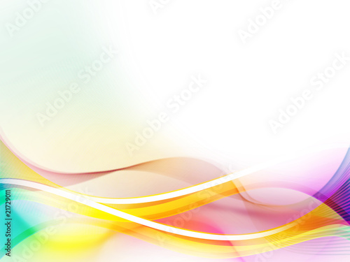 Abstract neon wave background