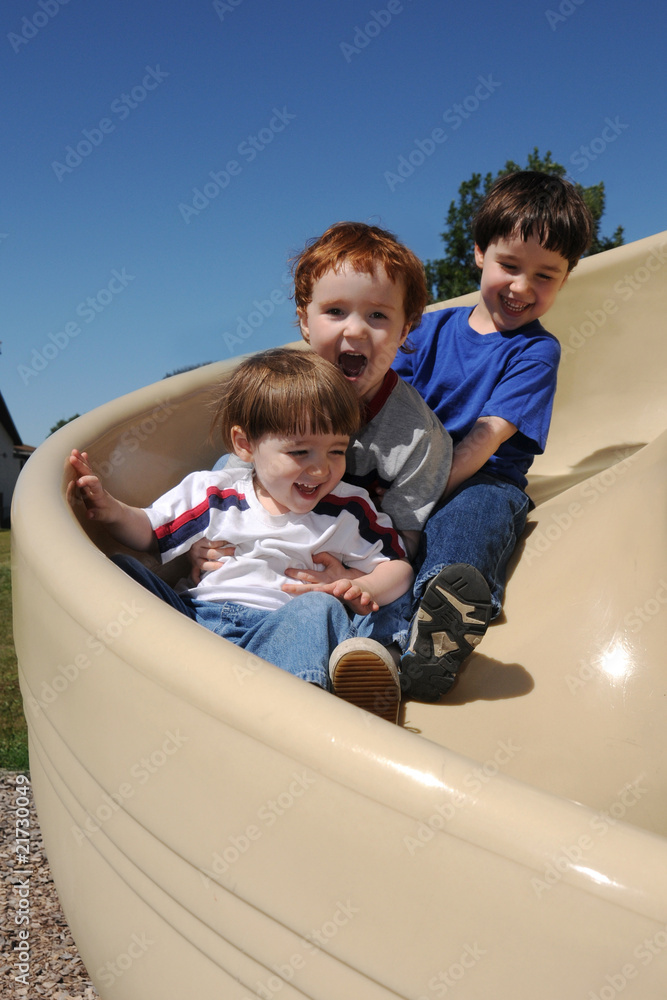 Fototapeta premium Sliding fun