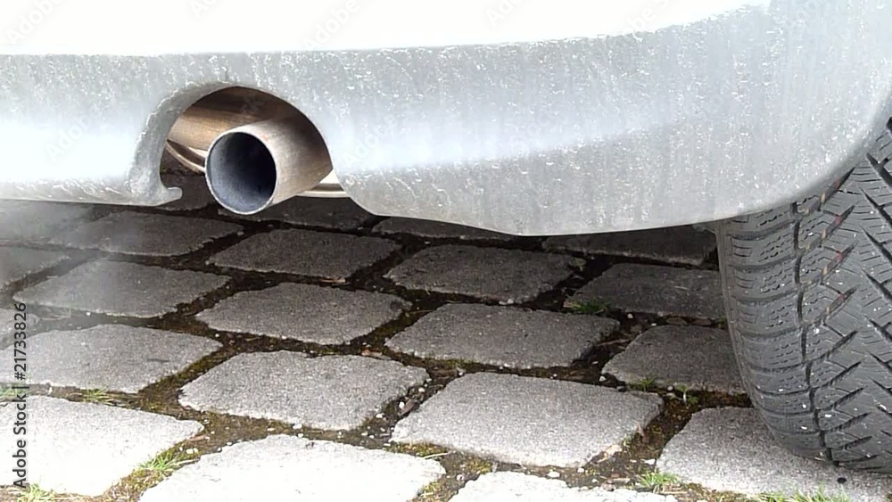 Auto Abgase Umweltverschmutzung und Klimawandel