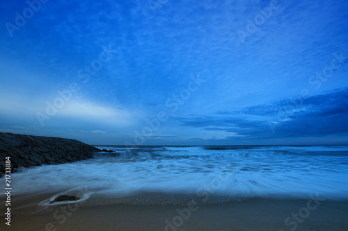 Beach at sunset