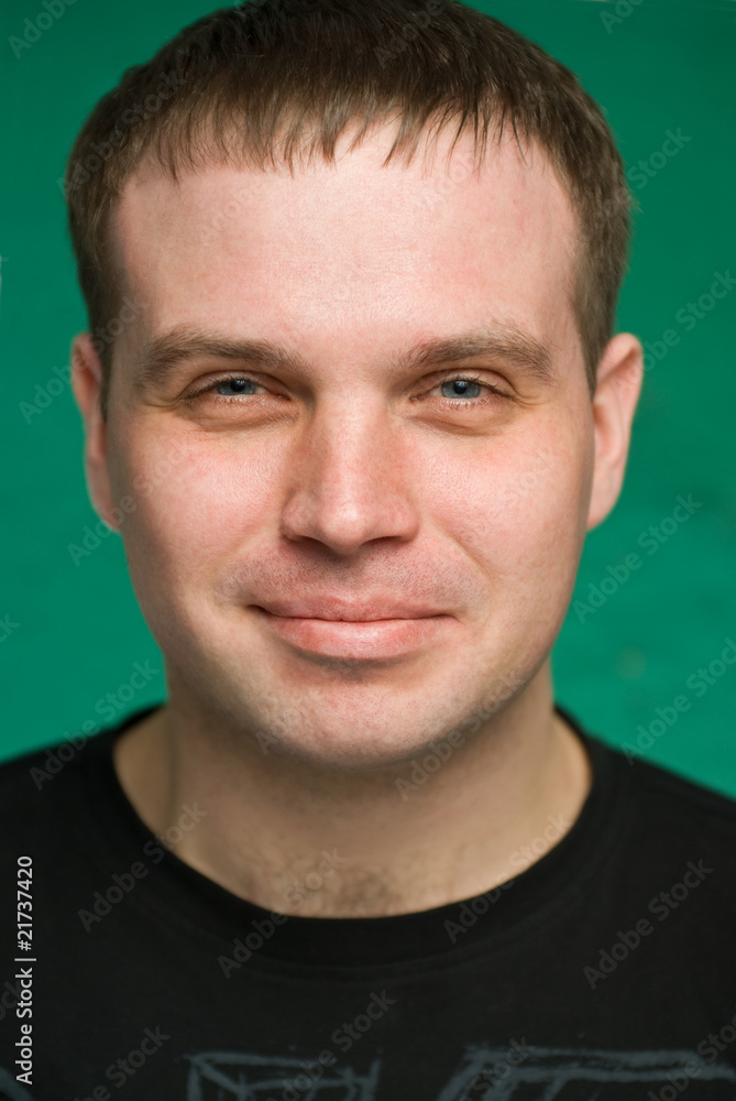 Fototapeta premium Portrait of the smiling young man
