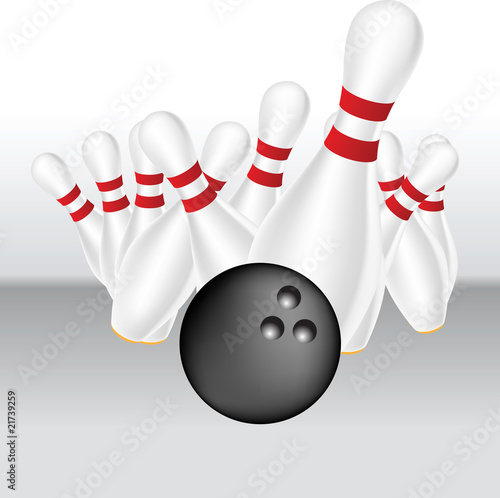 Bowling Vector Illustration