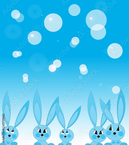 Cheerful rabbits