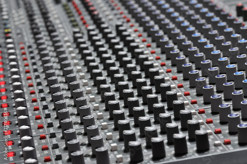 Pro mixing pult at a recording studio
