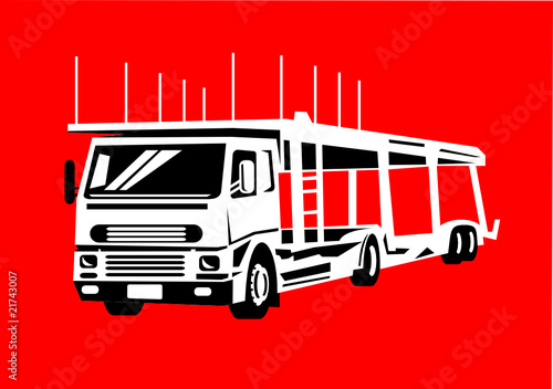 car transporter truck hauler