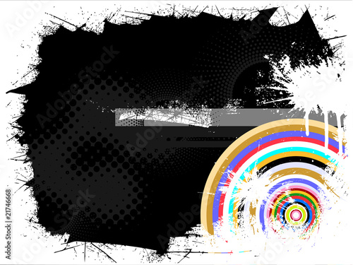 Abstrakter Vintage Style