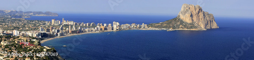 Panoramic view of Calpe City