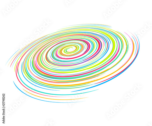 rainbow wave line
