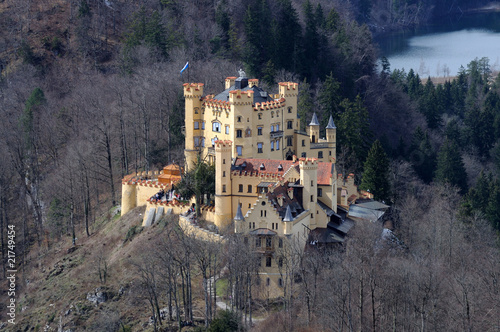 Hostoric Castle Hohenschwangau in Bavaria, Germany photo