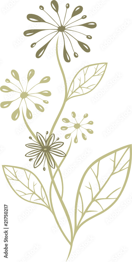 black art, Blumen, Blüten, Ranke, floral, Gräser black art, Blumen, Blüten, Ranke, floral, Gräser