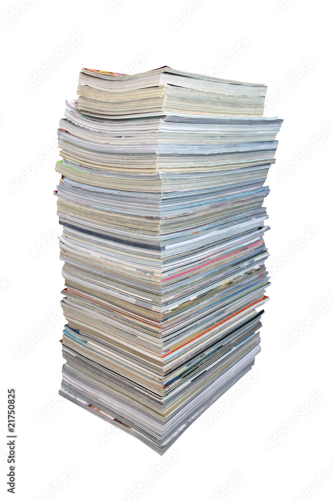 Big stack of magazines Big stack of magazines