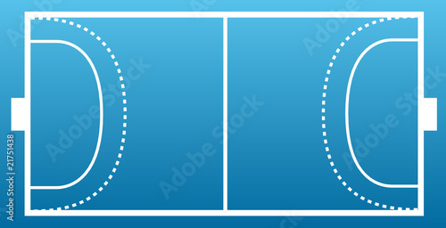 Terrain de hand ball