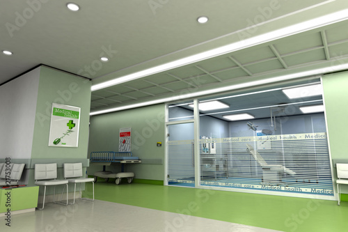 Photography Medical center in green