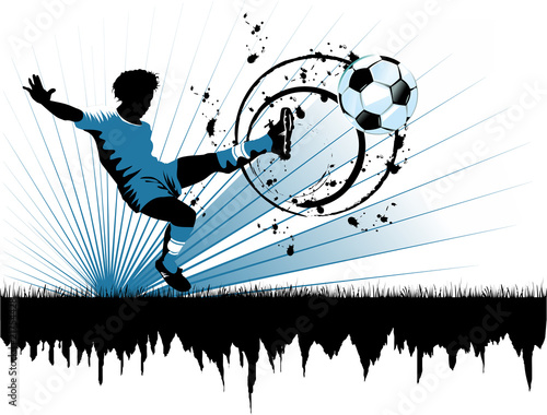 Soccer Europe in blue