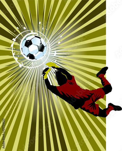 Berst goalkeeper in red