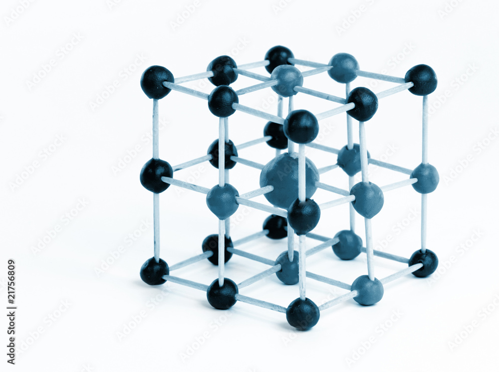 Obraz premium Molecular background