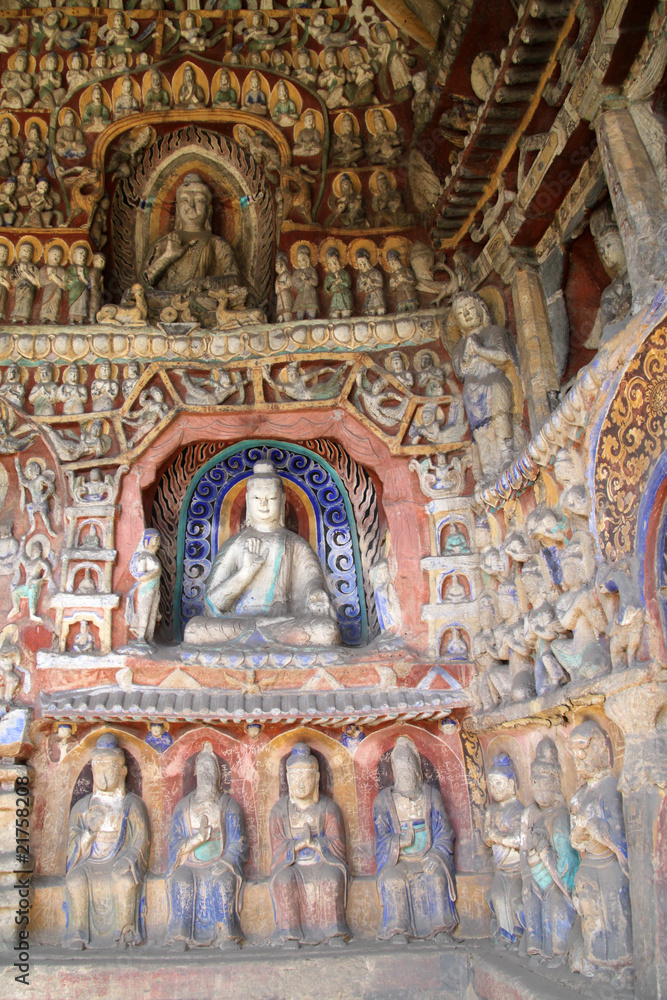Buddha Stone Carving of Yungang grottoes
