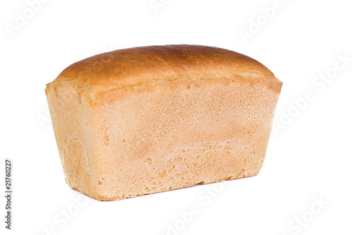wheat bread on white