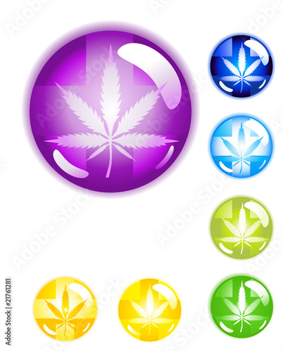 Medical Marijuana Buttons