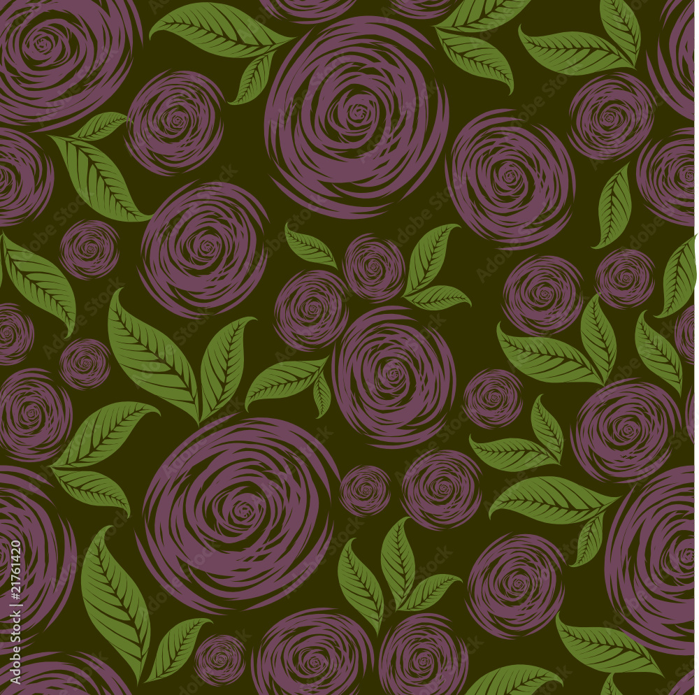 Vector Seamless grunge rose pattern Vector Seamless grunge rose pattern