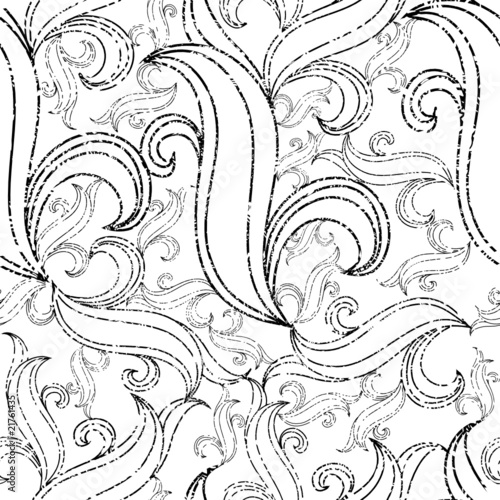 Seamless abstract twirl pattern
