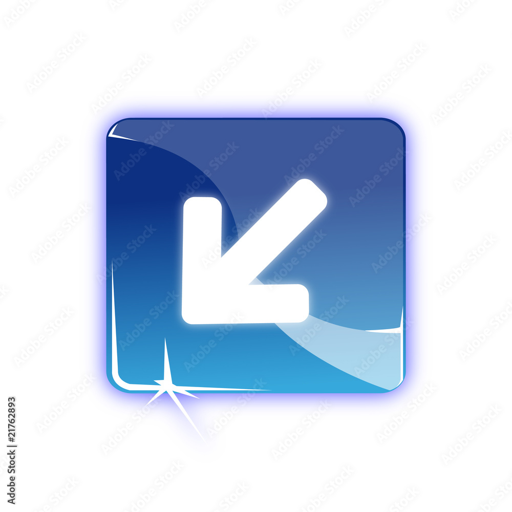 Picto fleche bas gauche - Picto arrow Picto fleche bas gauche - Picto arrow