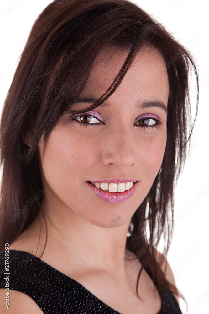 Naklejka premium Beautiful Woman Smiling
