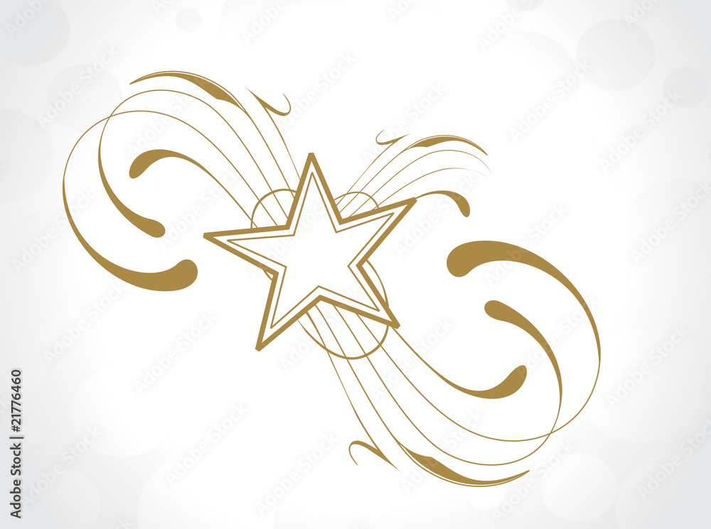 Obraz premium floral star design