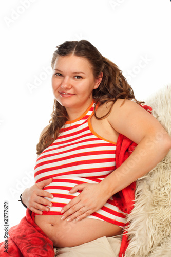 Pregnant Smiling Woman