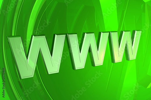 3d World Wide Web internet symbol